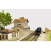 MODÈLE RÉDUIT - GARE DE LUSIGNY AVEC BATIMENTS ANNEXES – KIT – 1/87ème